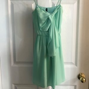 Mint Green Bowtie Dress